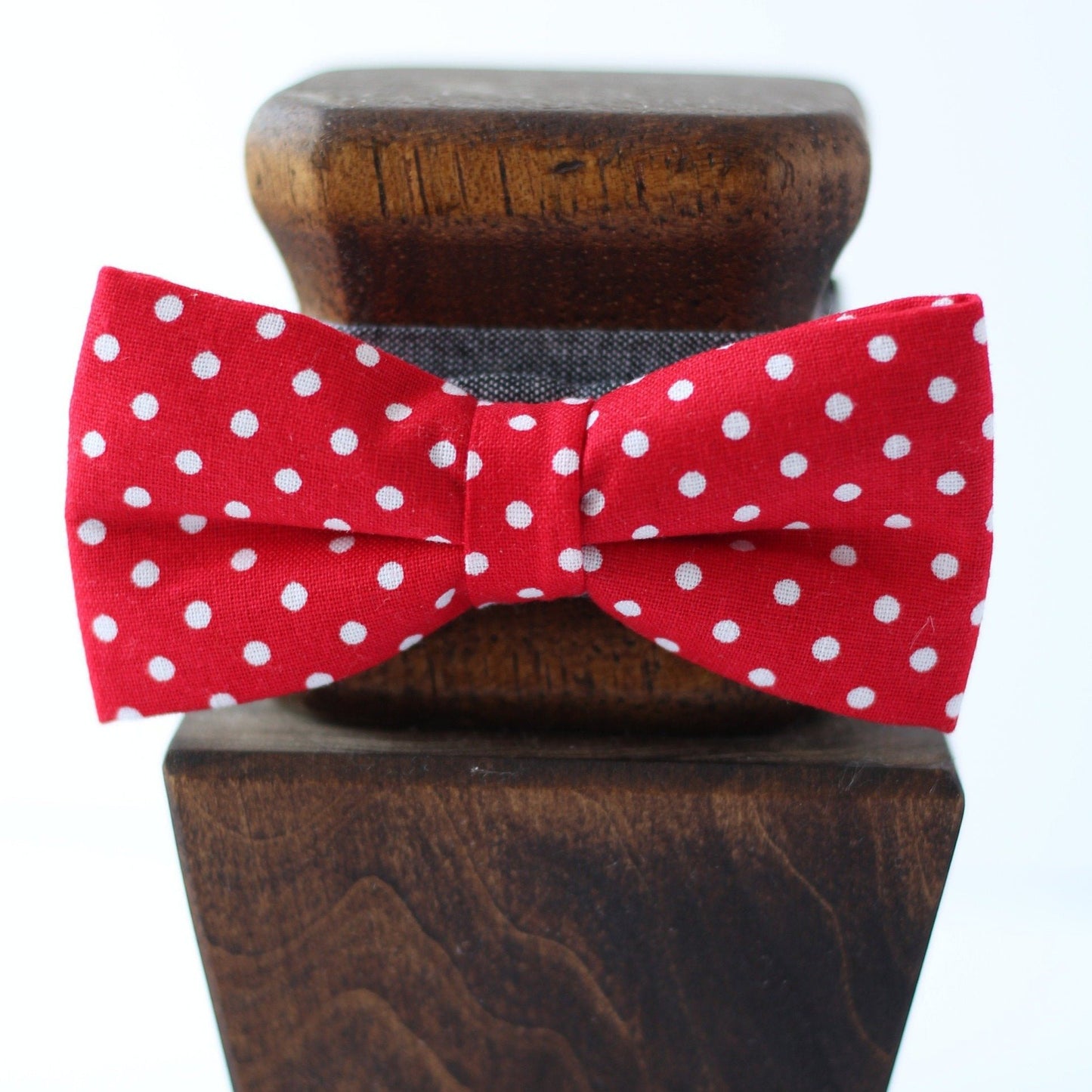 Red Polka Dot Bow Tie