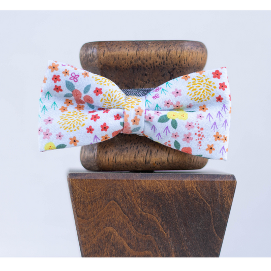 March Blooms Floral  Bow Tie