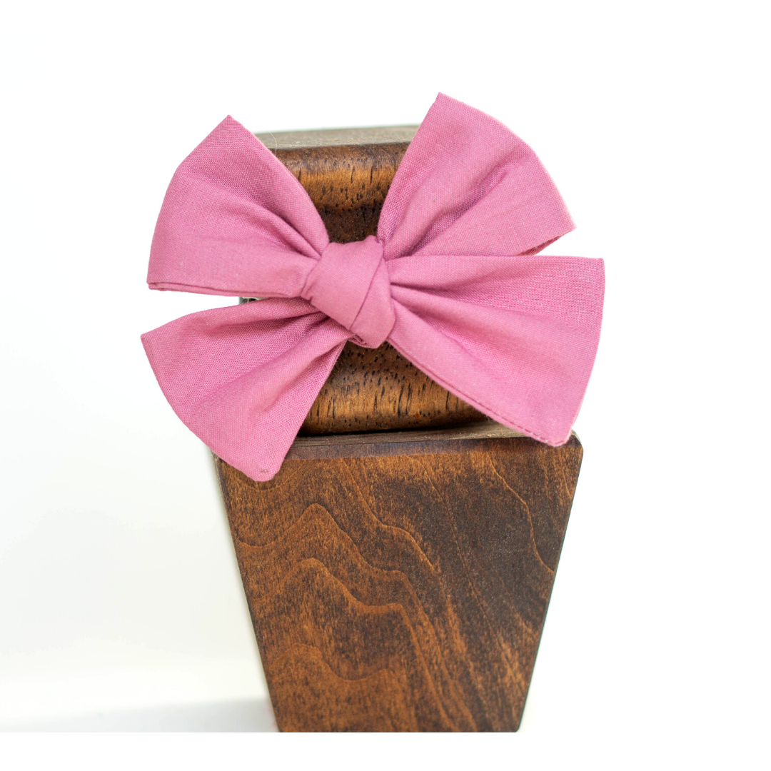 Perfect pink Pinwheel hair bow